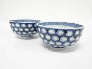 古伊万里　染付　鉢　2客